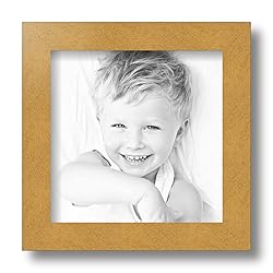 ArtToFrames 8x8 Inch Gold Picture Frame, This