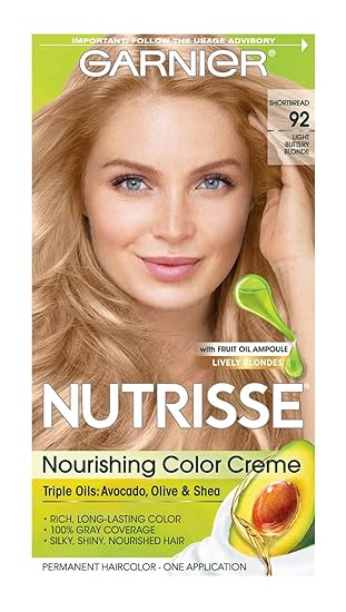 Amazon Com Garnier Nutrisse Nourishing Hair Color Creme 92 Light