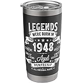Vintage 1948 Limited Edition 77 Year Old Gifts 77th Birthday Stainless Steel Insulated Tumbler