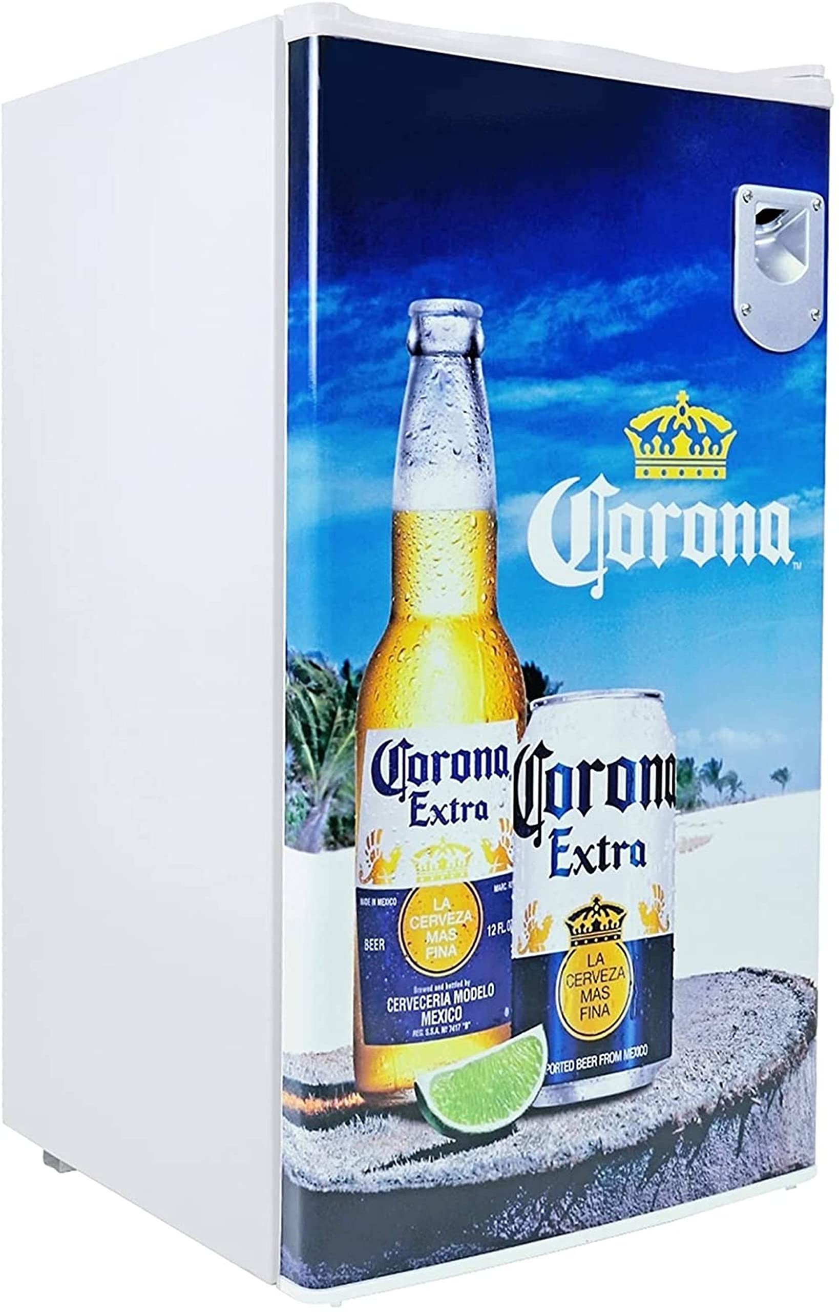 Photo 1 of ***Coors lite *******Coors lite **** Compact Fridge with Bottle Opener, 90 L/ 95 Quart 3.2 Cubic Foot for Snacks, Beverages, Juice, Beer, Den, Dorm, Office, Games Room, or RV