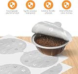 Aieve Aluminum Foil Seal Lids for Nespresso Vertuo Pods 120Pcs view 3