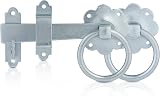 XFORT Zinc Ring Gate Latch Garden Door Catch Auto Gate Ring Latch