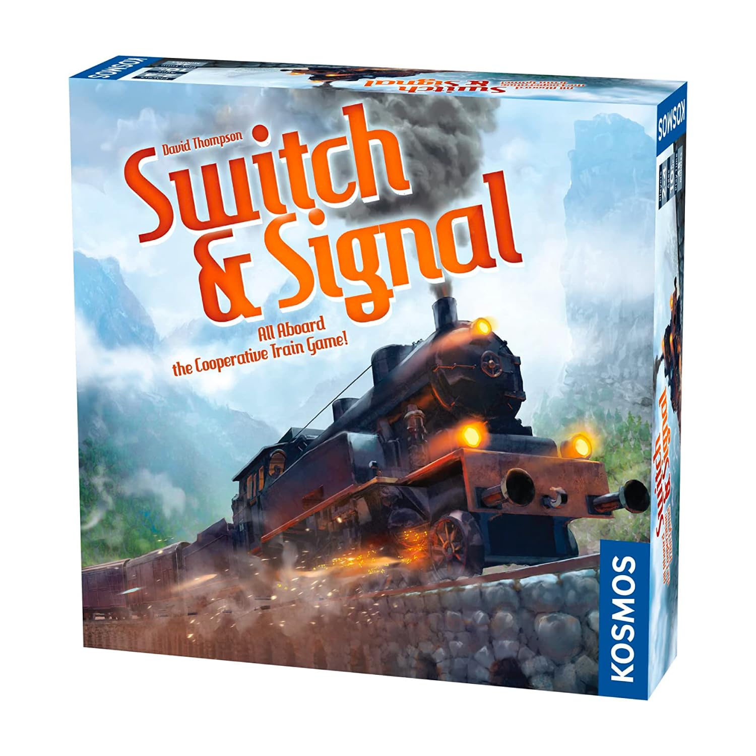 Thames & Kosmos Switch and Signal, Cooperative Card Game, Family Games for Game Night, Board Games for Adults and Kids, For 2 to 4 Players, 45-Minute Playing Time, Age 10+, Green
