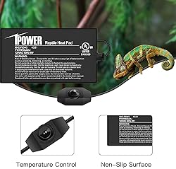 iPower 4X7 Inch 4 Watts Reptile Heating Mat with