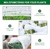 OAHAO Garden Frost Protection Cover 40gsm 2x5M Non-Woven Fleece view 4