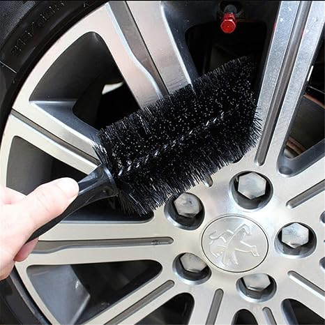 Amazon Com Bigsweety Plastic Car Wheel Cleaning Brush Tire Rim Scrub Brush Long Soft Bristle Wheel Rim Brush Car Hub Washing Brush Home Kitchen