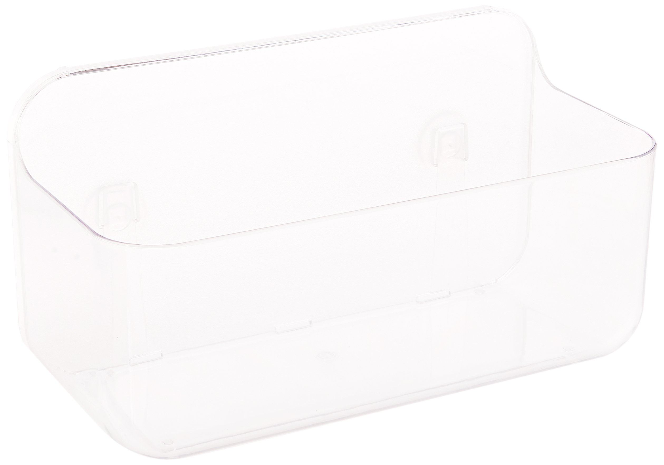 Addis 517874 Invisifix Bathroom Shower Storage Caddy Holder, Translucent, 13.5 x 28 x 15 cm