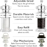 Cole & Mason 605 Salt and Pepper Mill Set Precision+ Ceramic Mechanisms 144mm view 7