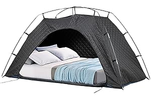 ScheltSchure Bed Tent Bed Canopy Twin Size for Kids, Kids Single Indoor Privacy Tent for Sleeping Light-Reducing and Breathab