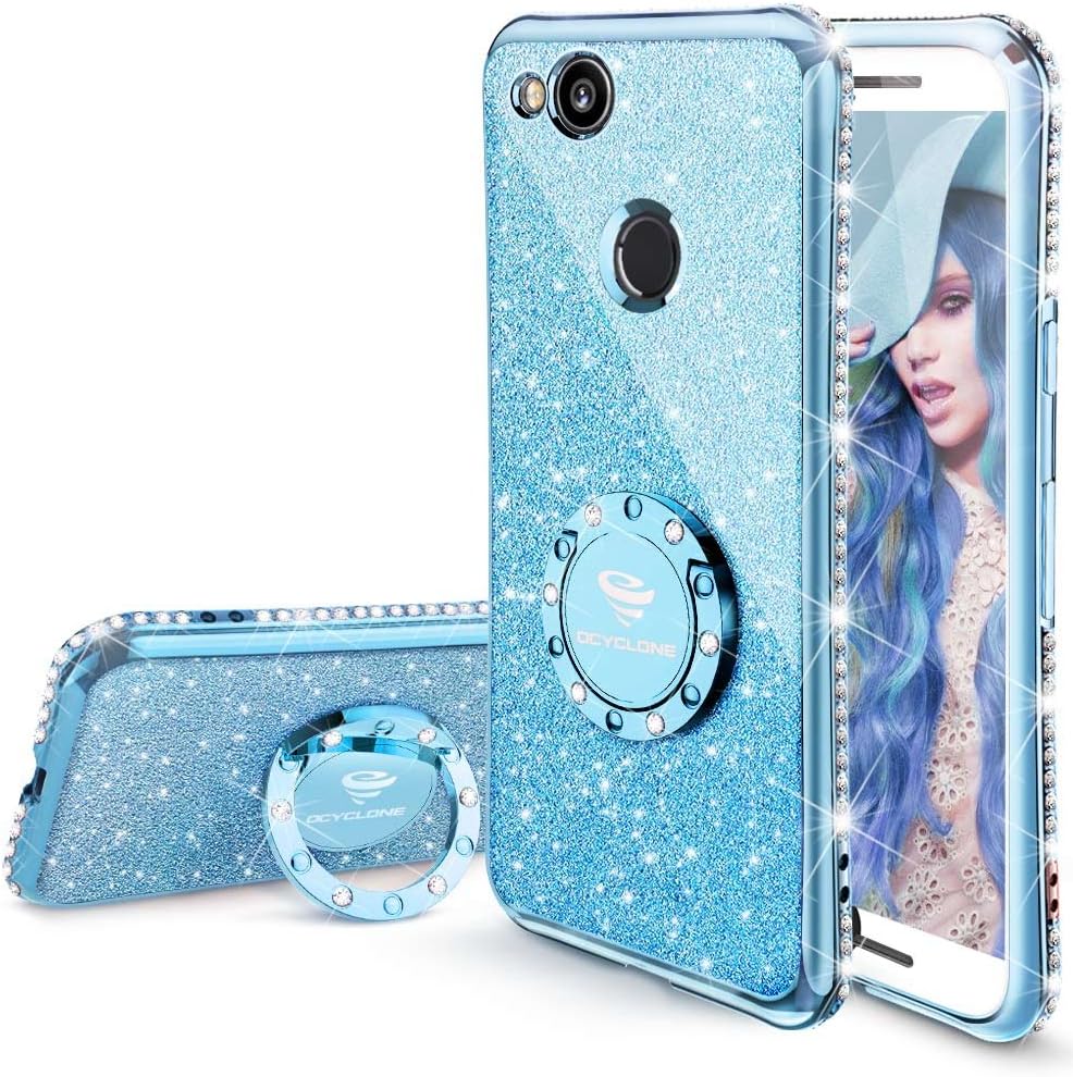 Google Pixel 2 Case, Glitter Cute Google Pixel 2 Phone Case for Women Girls with