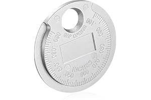 CCHRN Spark Plug Measuring Tool, Zinc Alloy Sparkplug Gap Gauge Scaled from 0.020 to 0.100 Inch, Universal Spark Plug Adjustm