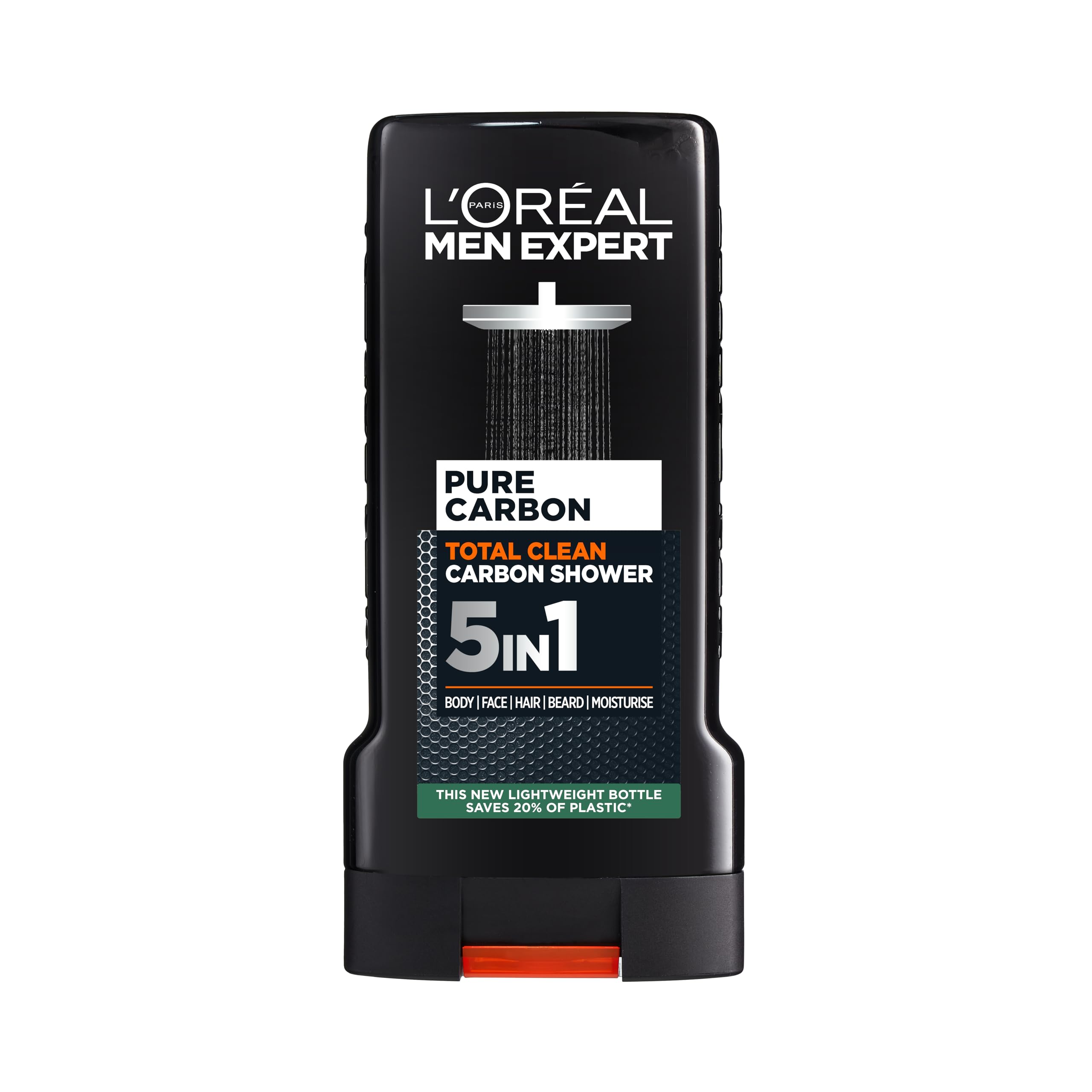 L'Oreal Men Expert Total Clean Shower Gel, 300ml, Packaging may vary