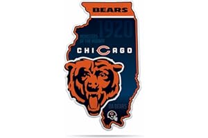 Rico Industries NFL Football State Shape Shape Cut Pennant - Home and Living Room Décor - Soft Felt EZ to Hang