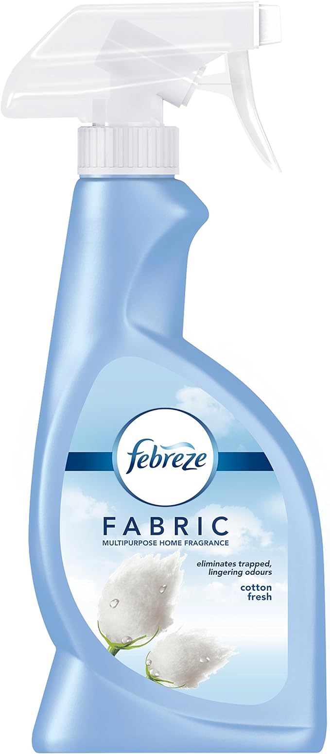 Febreze Fabric Freshener Spray Cotton Fresh, Cleans Away Odours Trapped