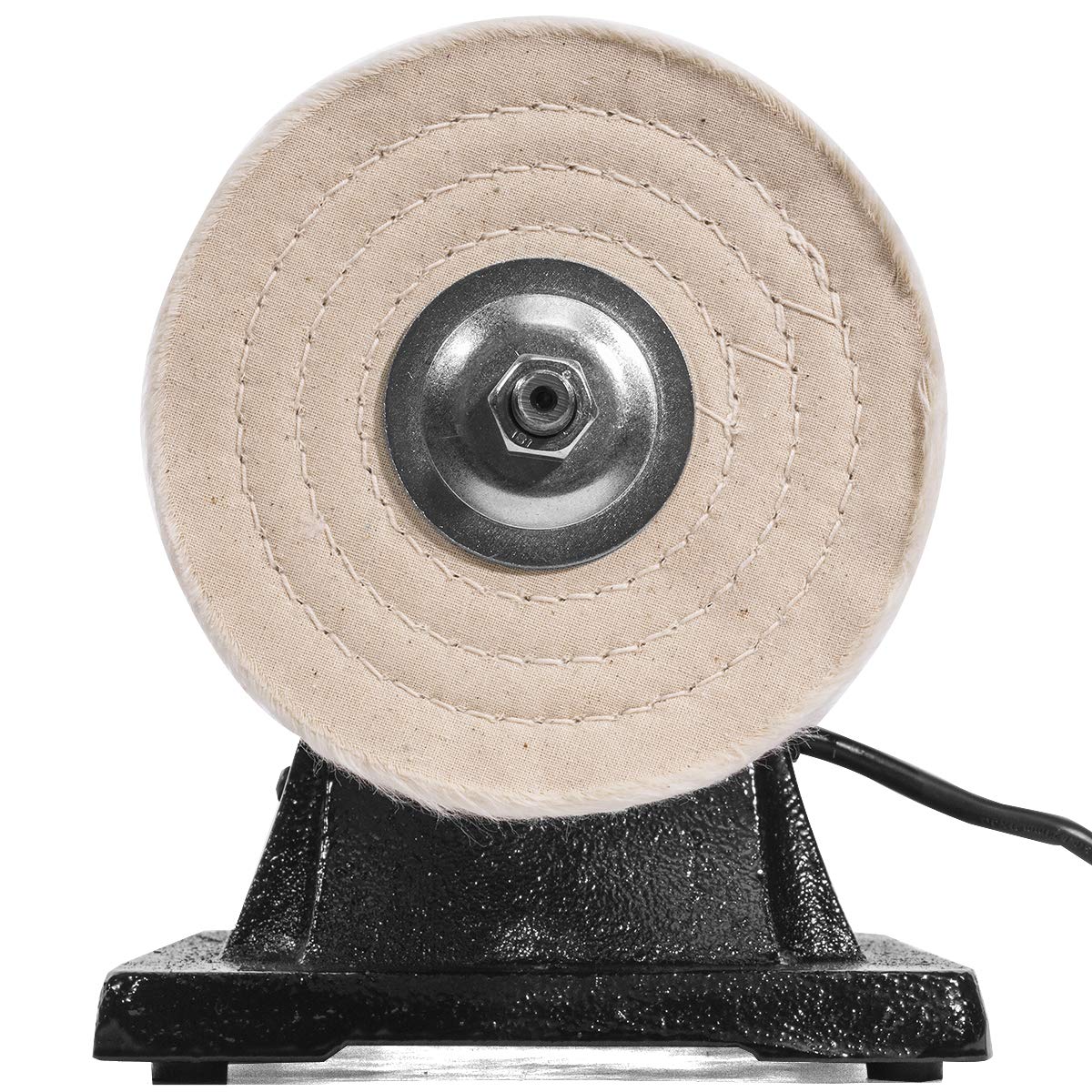 6-Inch Electric Polisher Buffer Grinder – Benchtop Unit For Polishing Metal, Jewelry, Knives