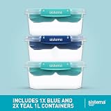 Sistema TO GO Stax 1 L Leakproof Food Storage Containers 3 Pack view 2