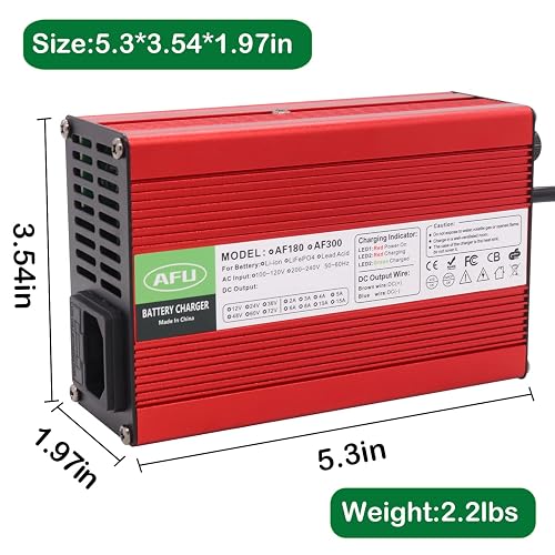 thumbnail image 2 of 48v Battery Charger New 48v 5a Battery Charger Bike 48v Lithium 48... 2 of 12