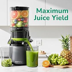 Canoly C16 Cold Press Juicer, 6" Extra Wide Feed