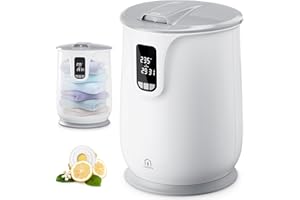 Labiim Towel Warmer - 24H Reservation Heated Towel Warmer for Bathroom, Large Towel Warmer Bucket for Spa & Home, 23L Capacity, Fast Heating, Ideal for Towels, Robes, Blankets (Gray, 23L)