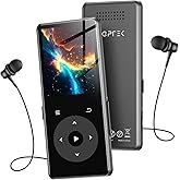 AGPTEK MP3 Player with Bluetooth, M7 1.8'' Music Player with Speaker(0 GB) | with FM Radio, Touch Buttons, No Built-in Memory, Supports Up to 128GB