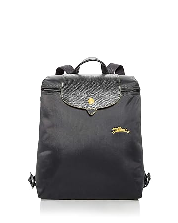 Amazoncom Longchamp Le Pliage Club Nylon Backpack Gun