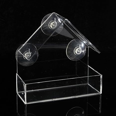Buy Pinkdose Acrylic Bird Feeders Parrot Integrated Sparrow