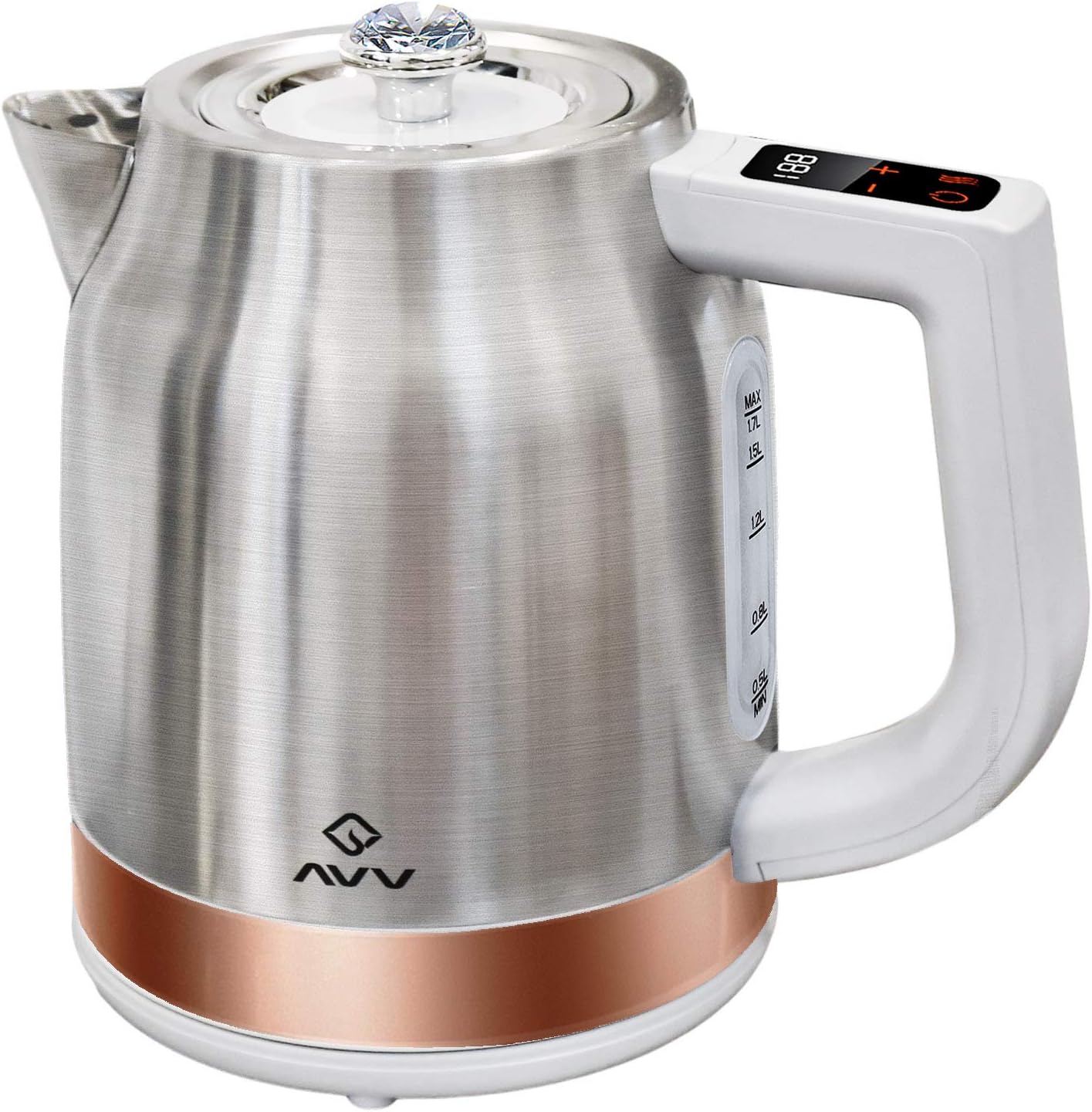 AVV Stainless Steel Electric Kettle Temperature Control Hot