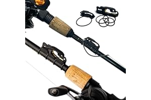 FinMan Multitool & Stow | Rod Mounted Line Cutter & Hook Keeper for Tackle Changes | Prevent Tangles, Keep Hooks Safe and Sharp, and Secure Weights | Easy to Install & Made in The USA