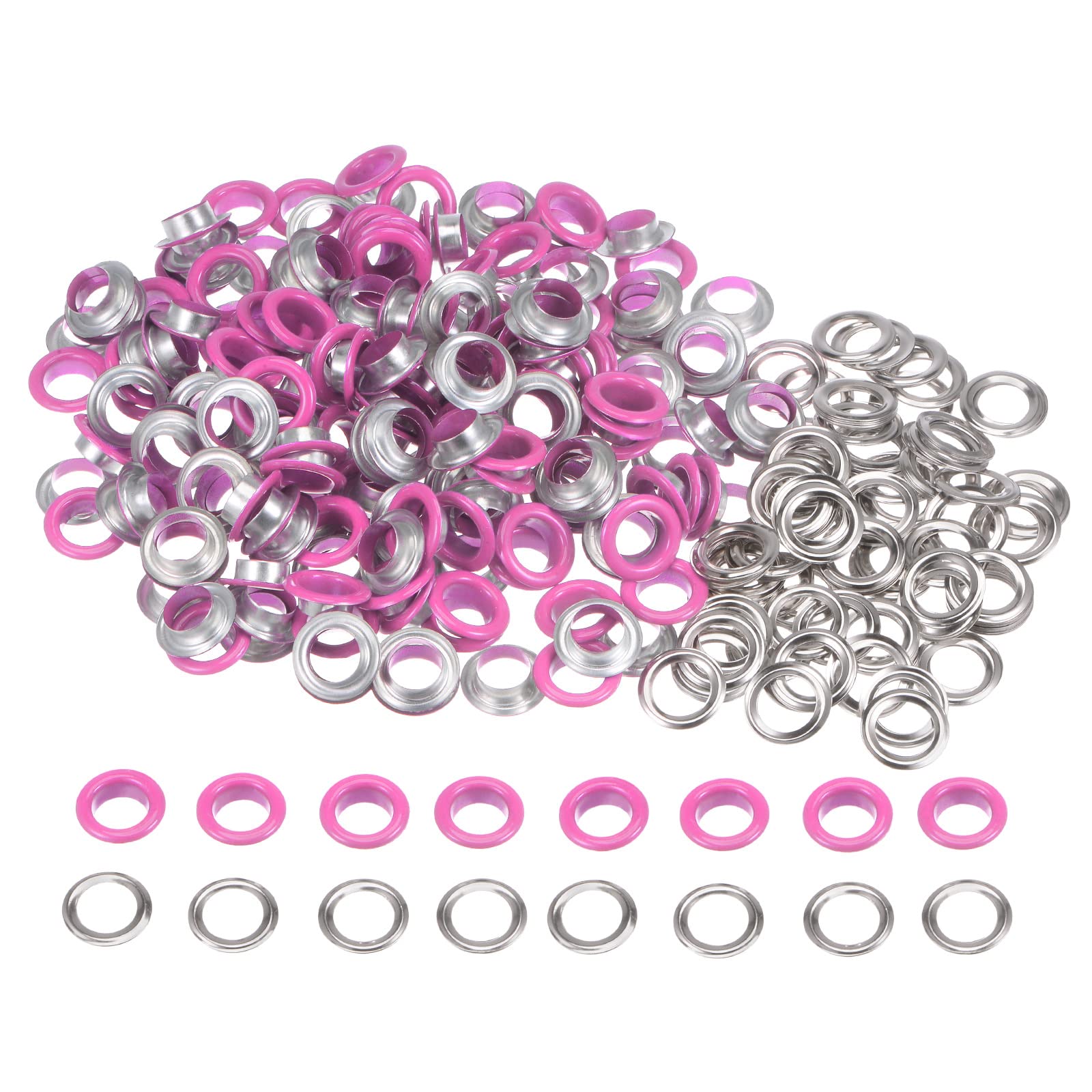 HARFINGTON 200 Set Color Round Grommets 10mm