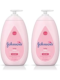 Johnson&rsquo;s Moisturizing Baby Lotion with Coconut Oil, Hypoallergenic Twin-Pack, 2X 27.1 fl. oz