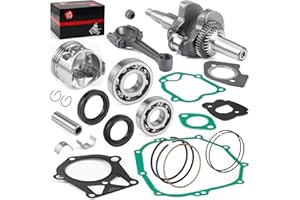 Crankshaft & Connecting Rod Piston & Ring Gasket Bearing Rebuild Kit For YAMAHA Golf Cart G2 G5 G8 G9 G11 1985-1995 J38-11656