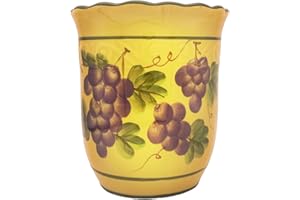 ACK Utensil Holder, Utensil Crock, Modern Kitchen Decor, Kitchen Storage (Grape)