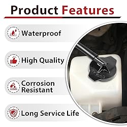 2-Pack 16405-0P100 Coolant Overflow Reservoir Cap