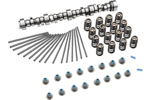 IGNISPARK Stage 3 LS Truck Cam Kit for GM 1999-2013 Equipped with 4.8L 5.3L 6.0L 6.2L Engines, Silverado Sierra Vortec, Includes Stage III Camshaft, Beehive Springs, Hat Valve Seals, 7.400 Pushrods