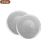 sourcing map 2pcs Pipe Wall Covers 51mm/2" ID Silver ABS Self-Adhesive Hole view 3