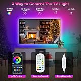 Daymeet 9.8FT TV Backlight RGB LED Strip 32-43 Inch with Remote APP view 7