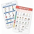 Tiny Expressions Playtime Notepads - 2-Pack Kids Pretend Play Notepads - 40 Pages Order-Taking Restaurant & 40 Pages Doctor Visit Notepad - Waiter and Doctor Imaginative Role Play