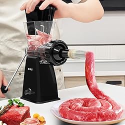 LHS Manual Meat Grinder with Stainless Steel Blades