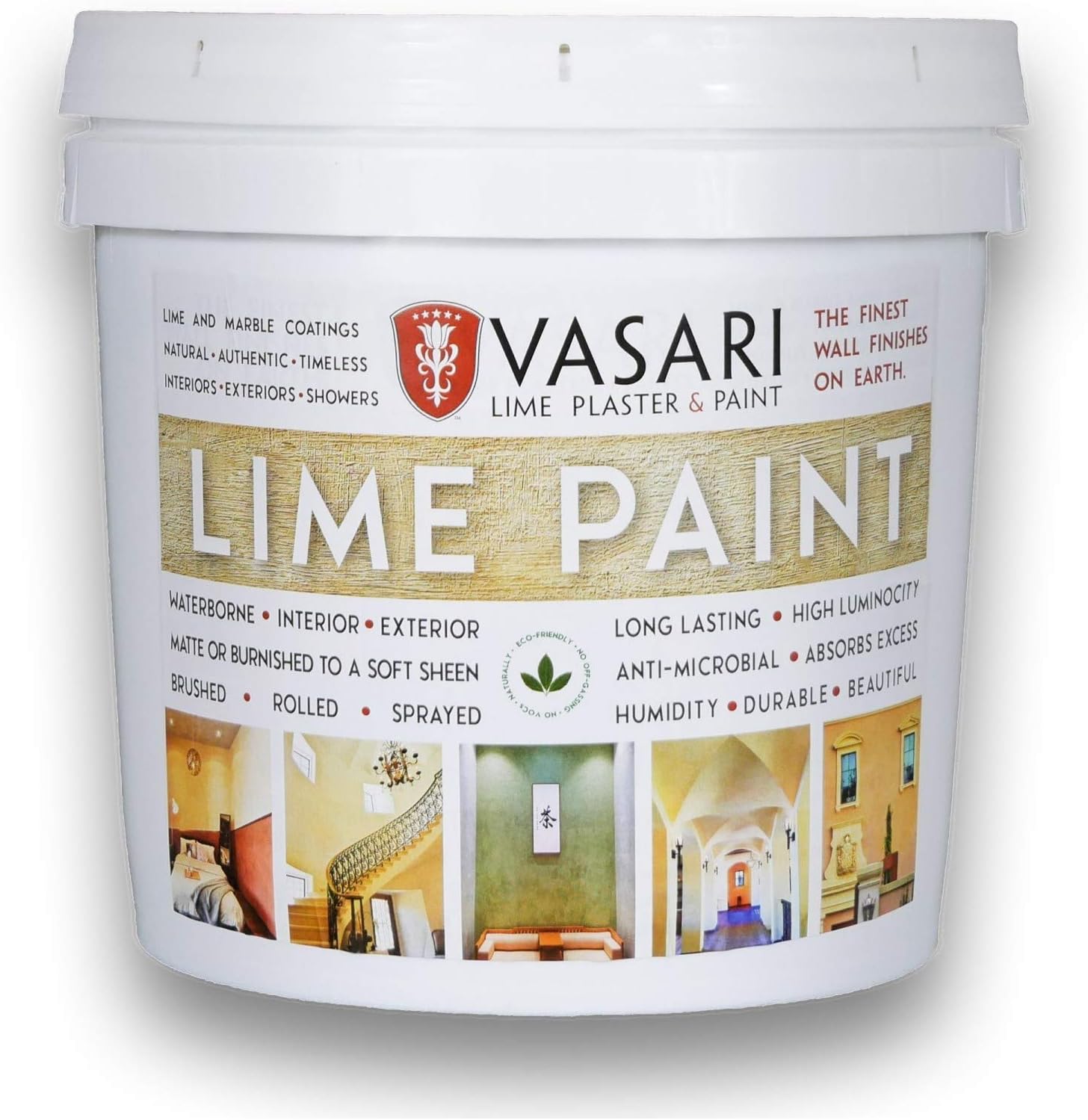 Vasari Lime Plaster & Paint Natural Lime Paint