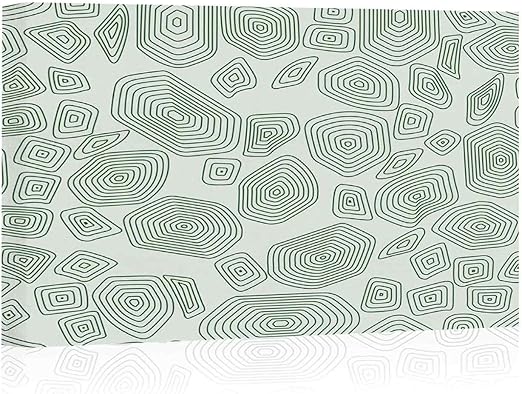 Decoración de Pared con diseño de Tortuga sin Costuras, Verde Tortuga