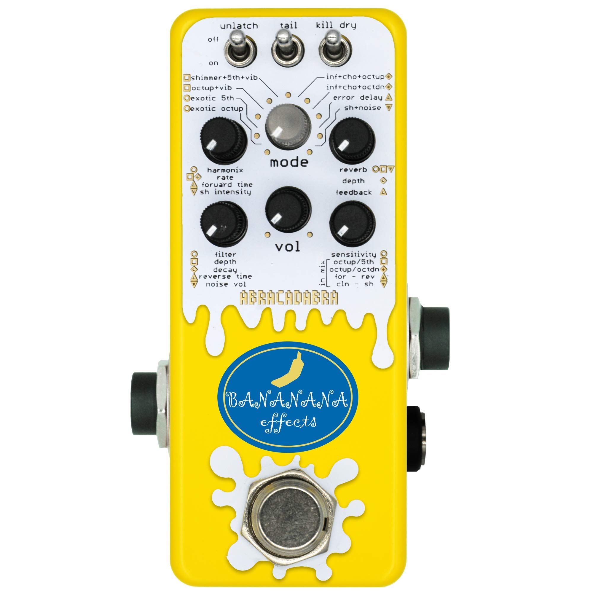 Bananana Effects - ABRACADABRA shimmer reverb pedal