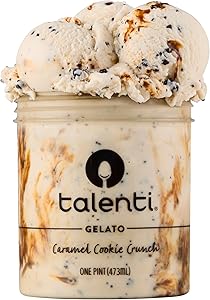 Talenti Gelato For a Delicious Frozen Dessert Caramel Cookie Crunch Made with Ingredients 1 pint