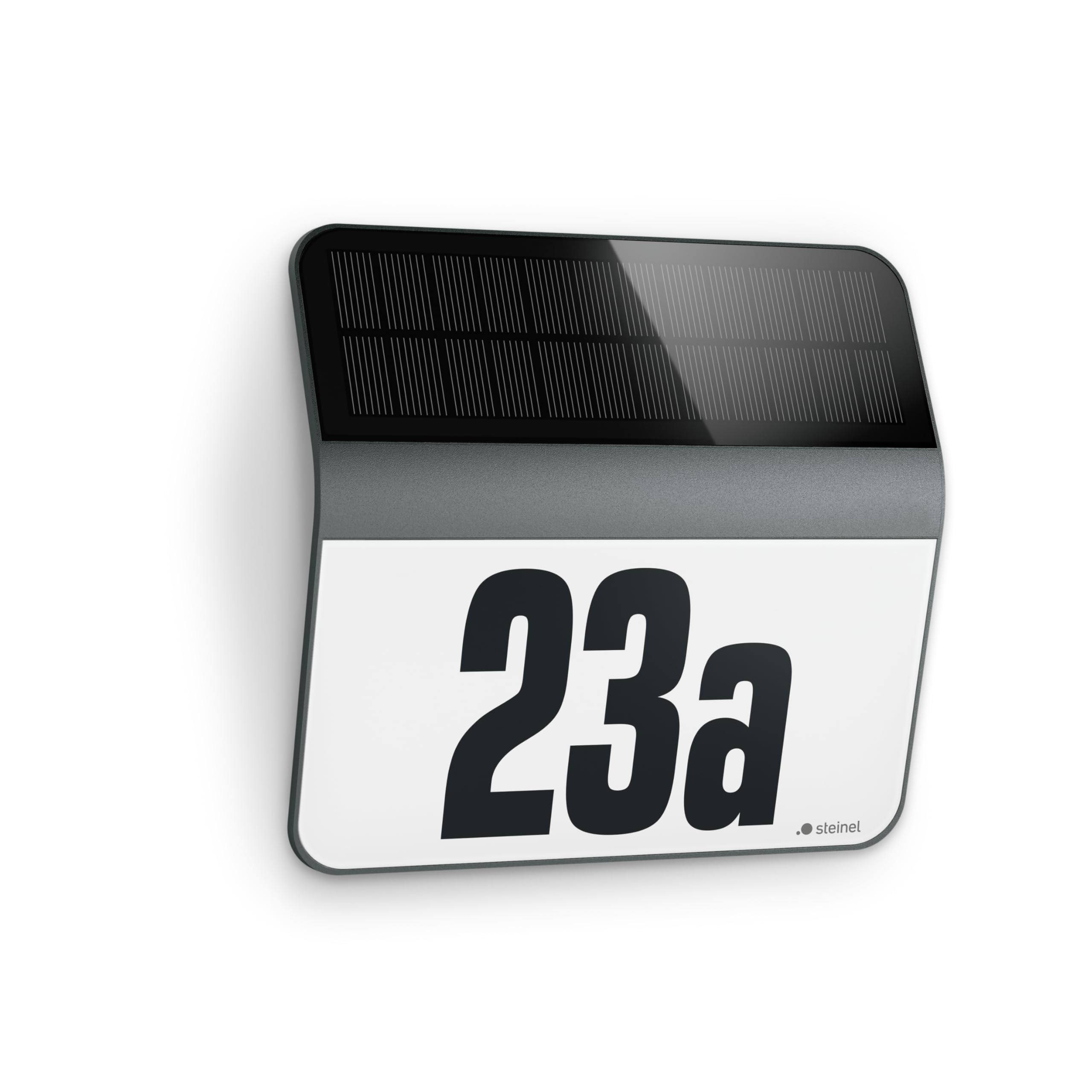 Steinel XSolar LH-N LED House Number Light, Anthracite, Plastic, Charcoal, Integriert 0.03 W — image 1