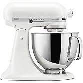KitchenAid Artisan Series 5 Quart Tilt Head Stand Mixer, KSM150PS, Porcelain