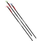 BARNETT Headhunter Strobe Lighted Crossbow Arrows, 3-Pack of Polycarbonate Half-Moon Nocks, with Multi-Colored Strobe Lights,