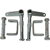 Go Kart Spindle &amp; weld on Bracket Set. 4 1/2" Long Axle by 5/8" Left and Right side.