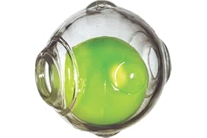 Chase 'n Chomp Dog Amazing Squeaker Ball Toy for Pets, Clear, 3.5 Inch, All Breed Sizes