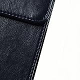 Luxylei Black PU Leather Restaurant Bill Holder Magnetic Closure Menu Holder view 7