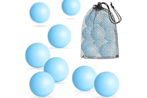SEEVOR 20 Pack Balls Table Tennis Balls with Organizer Bag 40mm Color Plastic Ball Bulk Washable Small Game Balls for Party Decoration Handcrafted Art Carnival Pool Games Pet Toy