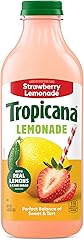 Tropicana Strawberry Lemonade, Made with Real Lemons, 46 fl oz Bottle